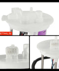 Electric Fuel Pump Module Assembly for Buick Enclave Cadillac XT5 Chevy GMC 3.6L V6 FWD Gas Engine close-up detail with connector.