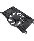 Solid Engine Radiator Cooling Fan Assembly With Integrated Shroud And Smooth Brushless Motor Direct Swap Replacement Fits 2012 Through 2018 Ford Focus BeV 2.0 Liter L4 Engine