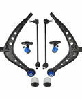 8Pcs Front Control Arm Kit With Ball Joints Sway Bar Links And Bushings For BMW 325Xi 330Xi 2001 2002 2003 2004 2005 Improves Handling