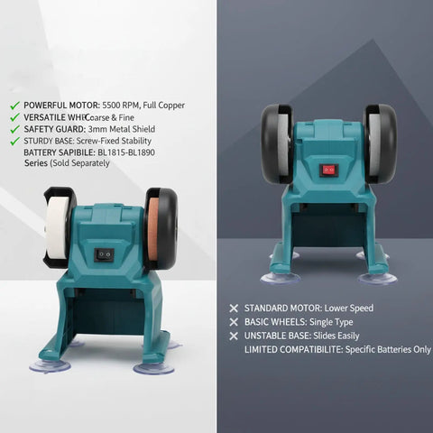 Dude, this YDuupxe Mini Bench Grinder is totally sick for your workshop, showcasing a portable 5500 RPM copper motor design.