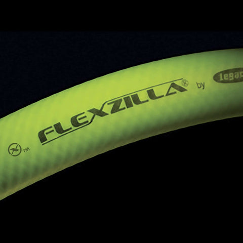 Built Different 5 Foot Flexible Air Hose Whisker With 360 Swivel Coupler And Half Inch Fittings for Garage Tools close-up of Flexzilla branding