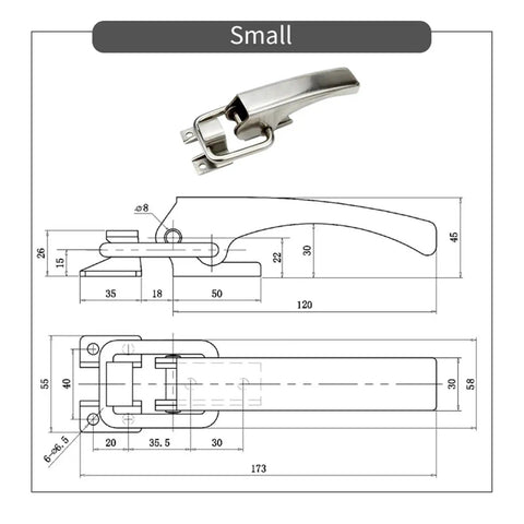 Heavy Duty Stainless Steel Toggle Hasp Latch With Ironclad Grip For Truck Trailers Equipment Gates And Garage Shed Doors Weather Resistant Built Tough As Nails