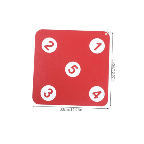 Sturdy Double Sided Wall Mounted Fencing Target For Practice Portable Indoor Fencing Gear Anti Puncture Design square red target