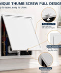 No Sweat Heavy Duty Metal Access Panel For Drywall Wall And Ceiling, 30X32 inch, showcasing thumb screw pull design.