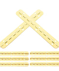 Heavy Duty Piano Hinge Set For DIY Woodworking And Cabinet Doors 8 Pack 0.94 By 0.59 Inch Iron Continuous Long Hinge With Pre Drilled Holes And Rounded Edge