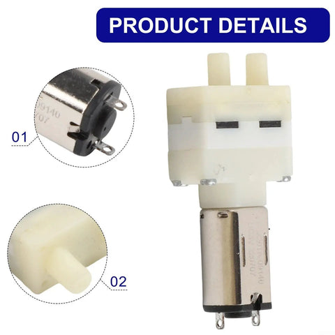Replacement Motor For Integrated Water Pump In Robot Vacuum Cleaner, close-up view showcasing motor design and connectors.