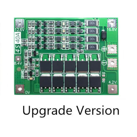 Beefed Up 4S 40A Active Equalizer Balancer For LiFePO4 Lithium Battery Protection Bms Board with clear voltage indicators.