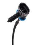 Heavy Duty Front Left And Right Abs Wheel Speed Sensor With Harness And Dust Shield For Chevy Blazer S10 Gmc Jimmy Sonoma Plug And Play Solid Garage Ready Fix close-up of wiring harness connector