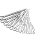 304 Stainless Steel Split Cotter Pins Kit 150 Pieces In 15 Sizes M1 to M3 U Shape Fasteners displayed in ascending order