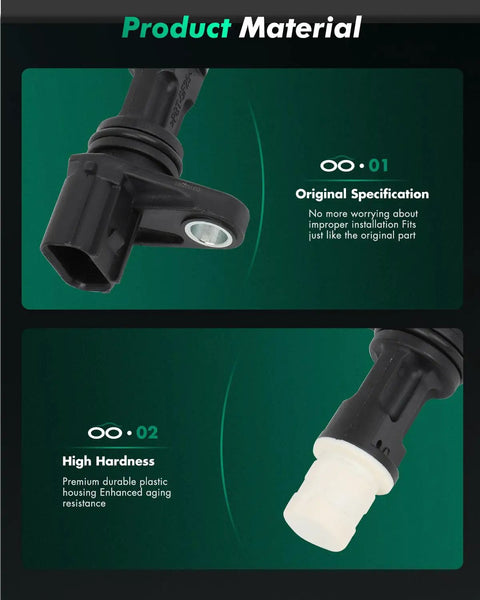 Crankshaft Position Sensor Direct Fit For Honda Accord 2008 To 2017 Odyssey 2009 To 2022 Pilot 2009 To 2021 And CR V 2010 To 2014 Replacement Sensor With Easy Install For Reliable Engine Timing And Smooth Starts, black plastic housing