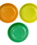 3 Pack Compact ABS Trays For Holding Metal Parts Office Supplies Electronics And Tools With Safe Rounded Edges 6 Inch Round Handy Go To Organizer For Home Shop Garage Desk, three round trays