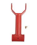 Four Piece Rear Upper And Lower Control Arms And Adjustable Panhard Track Bar Kit For Enhanced Suspension Precise Alignment Grease Sealed Bushing Design Quiet Ride Heavy Duty Performance For Off Road And Daily Driver Trucks. Red steel rear control arm with bushing and grease fitting