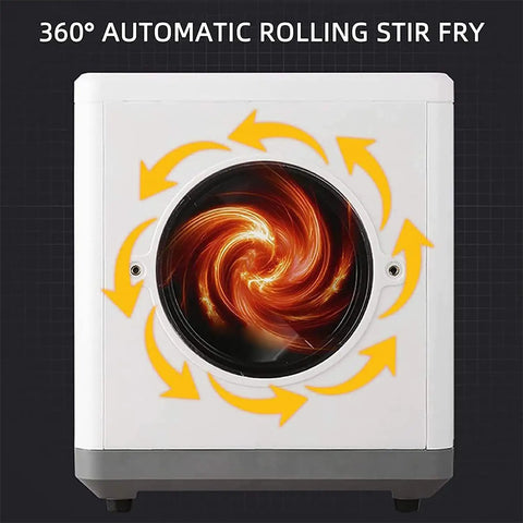 Smooth Operator Automatic Electric Coffee Bean Roaster Machine For Home Kitchen Large 1.5 Kg Nonstick Drum with 360° rolling feature.