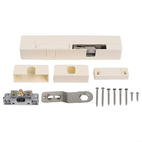 Hydraulic Door Closer For Wooden Doors With Adjustable Silent Buffer Anti Pinch Safety And Soft Close Mechanism Kit Components
