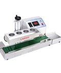 Continuous Induction Bottle Cap Sealer Machine Electromagnetic Seal Seals 20 To 80 Mm Caps 220V LX6000 stainless steel design