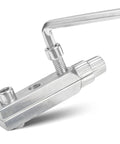 Side view of Easy Out Stripped Screw Extractor Set For One Half Inch To One Inch Damaged Screws Bolts And Broken Pipes in metal finish.