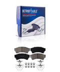 Beefed Up Front And Rear Disc Brake Kit With 11.02 Inch Rear Rotors And Ceramic Pads For Ford Fusion Lincoln MKZ Mazda 6 Mercury Milan