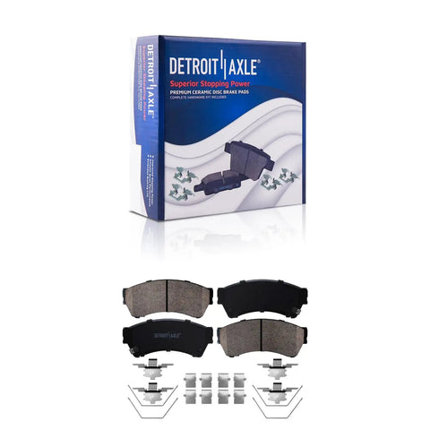 Beefed Up Front And Rear Disc Brake Kit With 11.02 Inch Rear Rotors And Ceramic Pads For Ford Fusion Lincoln MKZ Mazda 6 Mercury Milan