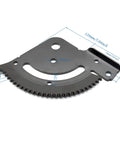 John Deere Steering Sector Pinion Gear Replacement For D160 D140 D130 D150 Tractors 26 Tooth Gear with dimensions