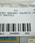 Industrial Grade Pneumatic Valve Body Manifold 89543501 D448264 Replacement Part For Automation Systems label and barcode