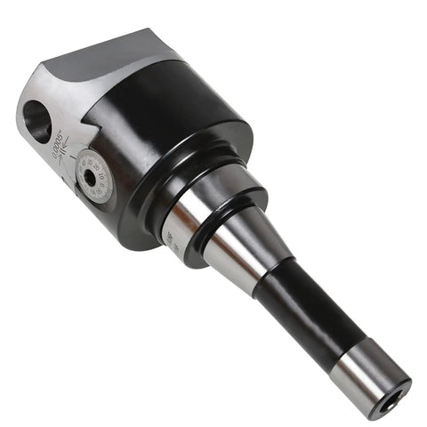 Beefed-Up 12 Piece R8 Shank Carbide Boring Head Set For Bridgeport Milling Machines, showing durable steel construction