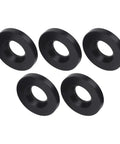 Five Rubber Pads For Shock Absorption And Vibration Control For Gym Equipment And Home Furniture