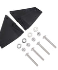 Outboard Hydrofoil Stabilizer For Boats, Boost Planing Stability, Cut Bow Rise And Cavitation, sleek black with mounting hardware