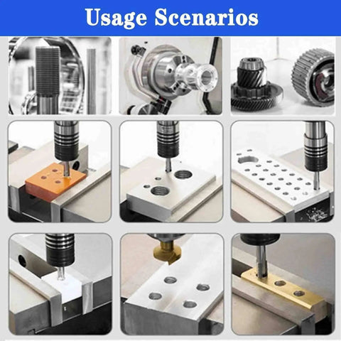Heavy Duty Electric Tapping Arm With Eight Precision Chucks For Smooth Threading And Fast Setup On Industrial Machinery and Auto Parts Fabrication Jobs For All Metalworking Shops in various usage scenarios.