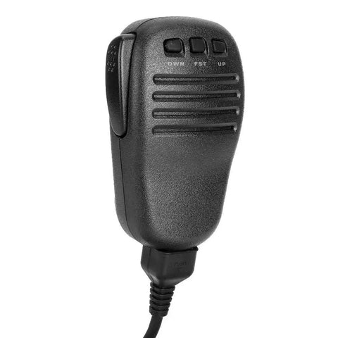 Handheld Microphone Speaker For Two Way Radios Compatible With Yaesu FT 817 FT 900 FT 450D in ABS build with buttons and cord