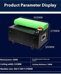 Eco Friendly Cardboard Cutter Paper Cutting Machine That Turns Waste Cardboard Into Cushioning Mesh For A Real Game Changer In Sustainable Packaging Compact And Easy To Use In Warehouses And Packaging Stations., 450 x 300 x 270 mm machine with 325 mm cutting width