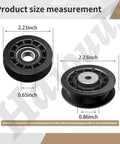 Product size measurement for Heavy Duty All Wheel Drive Belt And Pulleys Kit Replacement for L Series Mower