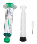 2 Pack Solder Mask Ink PCB Curing Kit For Computer And Mobile Repair Pro Grade Solder Mask Ink with nozzle and push rod
