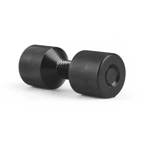 Solid Aluminum 6-Pc 1-1/8 Inch Flange Alignment Pin Kit With Two Holes For Precision Positioning And Secure Mechanical Assembly Installation That Really Gets The Job Done, black pin showing detailed texture