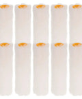 Nifty 10 Pack Mini Paint Roller Covers Cotton Thread Sleeves Replacement for Wall Painting House DIY Refresh with yellow caps