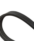 Close-up view of Shop Floor Ready Ribbed Table Saw Drive Belt High Strength Rubber Poly V Replacement for cabinet saws