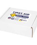 ANSI 2021 Class B First Aid Kit Refill Pack With 160 Pieces in white box, labeled for OSHA compliance and workplace safety.