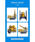 Straight Up Heavy Duty Water And Air Dual Function Well Drilling Rig Built Like A Tank for detailed craftsmanship display.