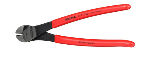 High Leverage Angled Diagonal Cutters With 12 Degree Angled Head For Flush Cutting Pro Grade Heavy Duty Forged On Axle Cuts All Wire Types