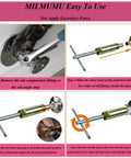 Sleeve Puller For One Half Inch Compression Fittings, Quick Nut And Ferrule Removal Tool For Corroded Or Frozen Supply Stops, Makes Removing Old Rings Easy, Time Saving Plumbing Repair Gear For DIY And Pros, used on 1/2-inch copper fitting