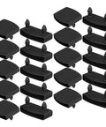 Heavy Duty 75 Pack Black Plastic Bed Slat End Caps Replacements Kit For Wooden Platform Beds With Screw Covers To Stop Slat Slide And Boost Weight Distribution, black plastic bed slat caps