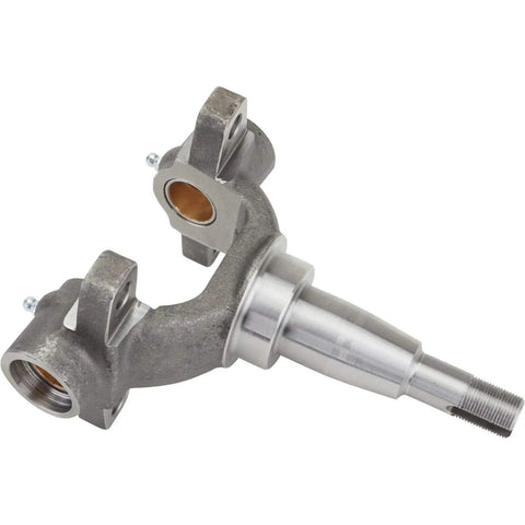 Old School Gasser Axle Spindle Brake Kit for Vintage Drag Cars, 48 Inch Axle, Chevy Spindle Fit for 56.5 Inch Hub Span