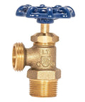 Boiler Drain Valve Brass Three Quarter Inch MIP To Three Quarter Inch MHT For Sediment Flush Heavy Duty Plumbing Fittings
