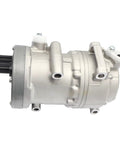 Rock Solid Electric Air Conditioning Compressor Swap For Toyota Bz4x And Bz3 Vehicles Sw0424001900 side view, silver metallic, compact size.
