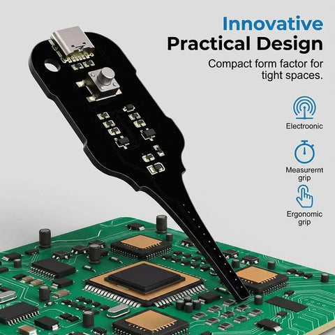 Inductance Tester For In Circuit Coils And PCBs Portable Coil And Inductor Detector used on motherboard for quick fault finding.