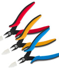 Ultra Sharp Flush Cutters Set 3 Pack 5.3 Inch Diagonal Cutting Pliers with color-coded grips for DIY jewelry making and crafting