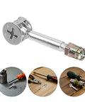 Cam Lock Connector Kit For Wardrobe And Cabinet With Flat Back Dowel Pins Pre Installed Bolts And Nuts Alloy Iron Hardware