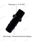 Transmission Fluid Fill Adapter For 5R55W And 5R55S Transmissions Ford Replacement Tool Compatible With Ford 307437 And OTC 6604 Includes 304 Stainless Steel Clamp Essential ATF Filling Accessory For Explorers, 1/8-27 NPT barb