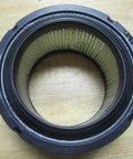 Top view of High Performance Air Filter Element For Industrial Air Compressors Replacement Part 32170979 with metal frame