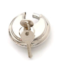 Beefy 12 Pack Round Padlocks With Shielded Shackle For Trailer Storage And Truck Security In Stainless Steel Armor