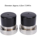 2 Pack Trailer Bearing Protectors With Stainless Steel Dust Caps Double Sided Seals Replacement Bearing Shield 2.44 Inch